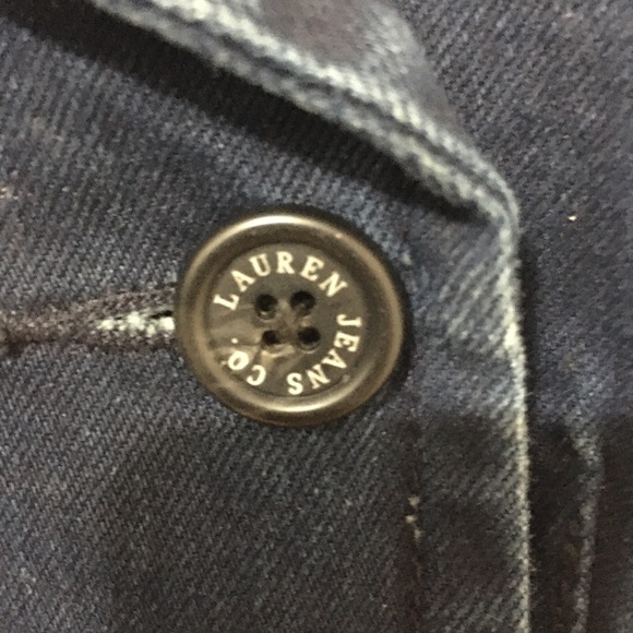 Lauren Jeans Co Denim Double Breasted Jacket - Picture 4 of 8